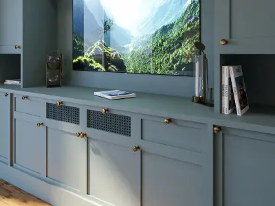 Livingroom entertainment center 3D model