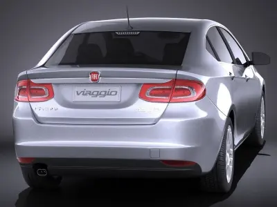 Fiat Viaggio 2013 VRAY 3D model