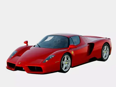 Ferrari Enzo 2002 Low-poly 3D model