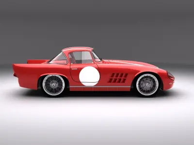Skoda 1100 OHC Coupe 1960 3D model 3D model