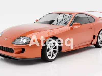 Toyota Supra MK4 3D Model High-Quality Printable Car Model 3D model