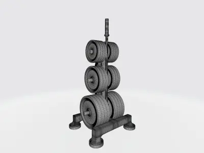 Stand for weight 3D print model