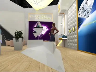 Exhibition - Area - 12X9-3DMAX2011-04 3D model