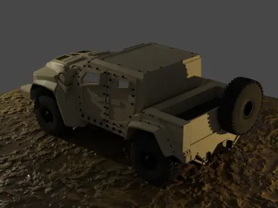 Joint Light Tactical Vehicle - Ready to print 3D print model