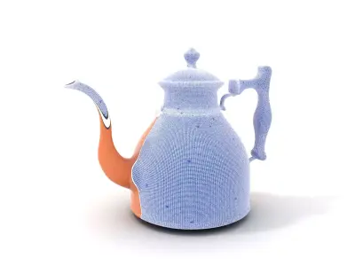 Copper Teapot Classic model pack Low-poly 3D model