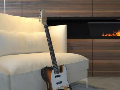 Fender Telecaster Used Corona 3D model