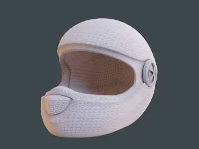  Flip up Full Face Motorcycle Helmet 3D model