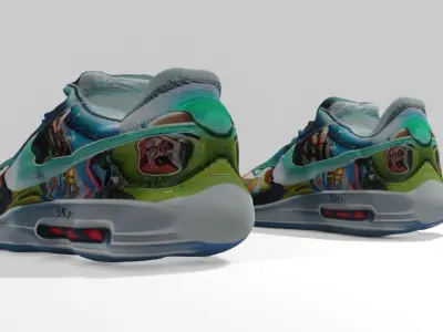 Running Shoes Free low-poly 3D model