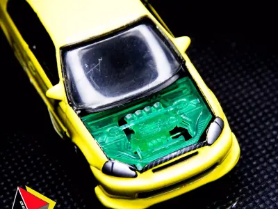 164 Scale B12 Engine Diecast johnny lightning EK9 3D print model