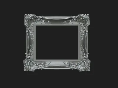  vintage frame 3D print model