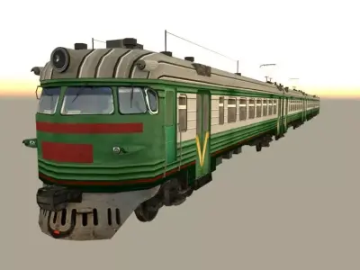 Train ER9 3D model
