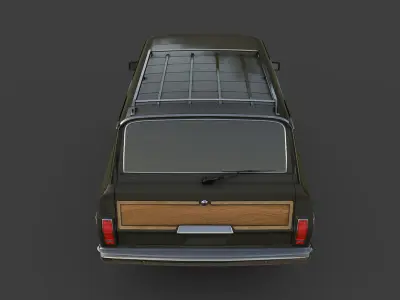 Jeep Wagoneer Low-poly 3D model