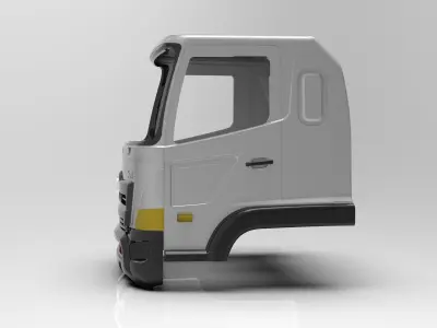 Hino 500 3D model