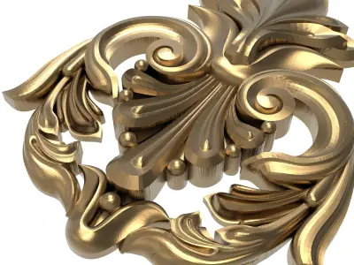  decorative pattern ready for 3D printing 3D model 329