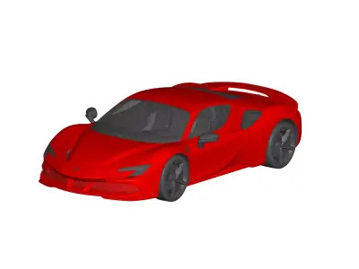Ferrari SF90 3D model
