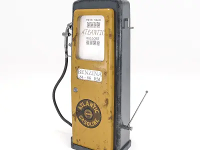 Atlantic Gas Pump 3D model