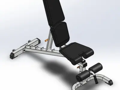 fid bench adjustable bench 3D model