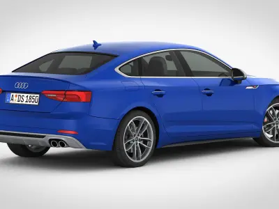 Audi S5 Sportback 2018 3D model