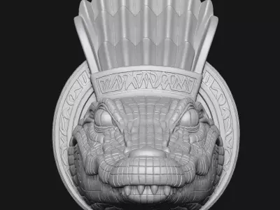Crocodile 3D print model