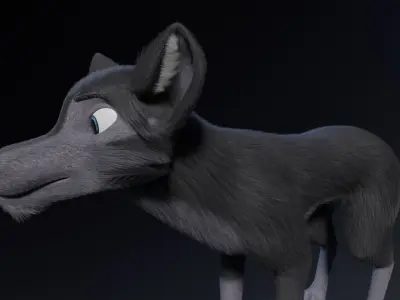 Niju Wolf 3D model