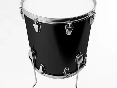 Floor Tom Drum 3D model