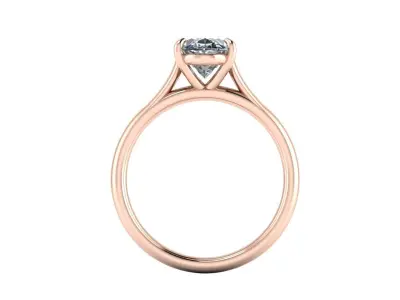 Solitaire Diamond Fashion Ring R5 3D print model get