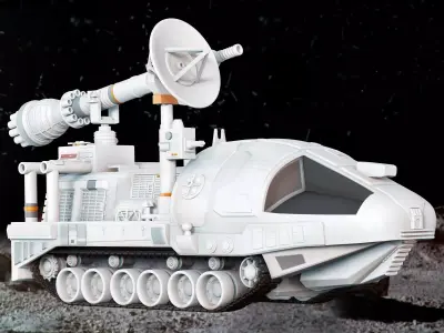 Space 1999 Alpha Laser Tank 3D print model