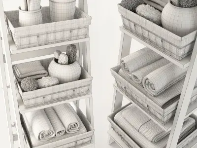 Decor for bathrooms 3D model