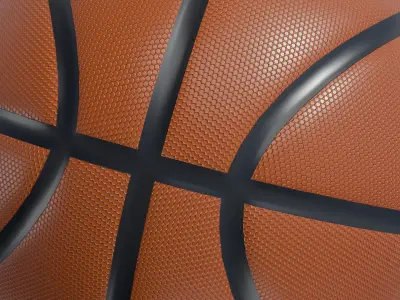 Basketball Ball Low-poly 3D model purchase