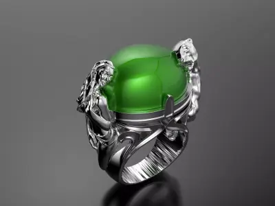 Carrera ring 3D print model