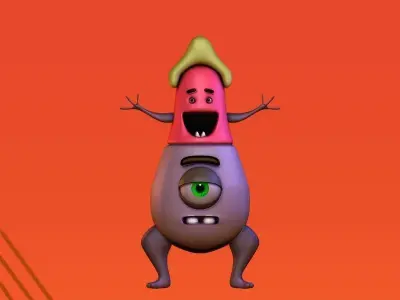 Moucot monster 3D model