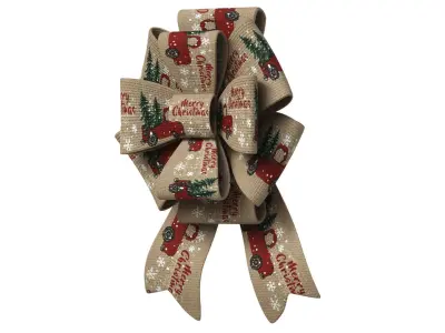 Christmas Bow Ribbon 38 Low-poly 3D model