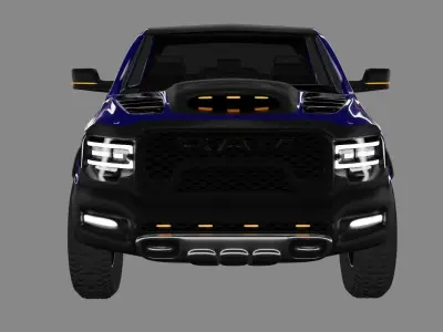 Dodge RAM 2021 TRX  Low-poly 3D model