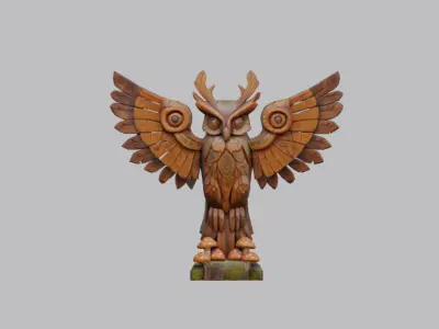 Tribal Totem 3D Model Pack  3D model
