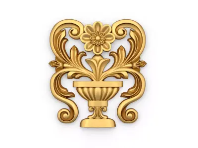 carved classic decorative ornament cnc 3d printing stl 49 3D print model