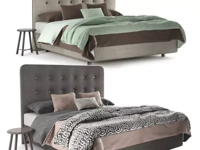 Sport touch bed set 019 3D model