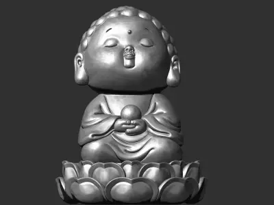 baby buddha 3D print model