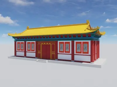 China  House 3D model