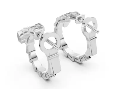 SERPENTI VIPER EARRINGS BULGARI 3D print model