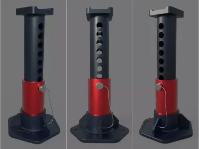 Jack Stand M3 Low-poly 3D model