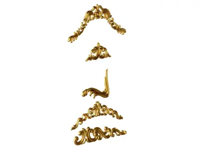 Classic decor ornament 193 3D model