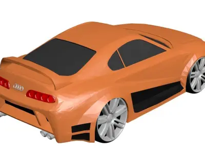 Car - AudiTT 3D print model