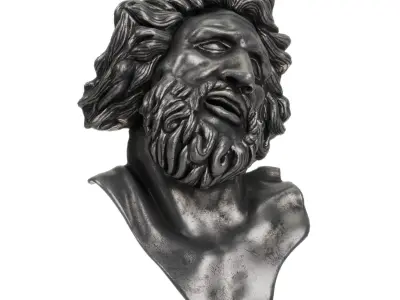 Laocoonte bronze mask 3D model