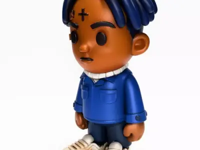  XXXTENTACION Baby Milo style toy 3D print model