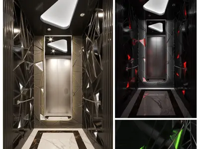 Babooteh Elevator 3D model