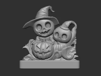 cute hallowen decor 3D print model
