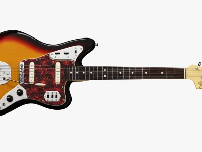 Fender Jaguar Electric Guitar 3D model