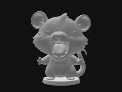 CUTE OPOSSUM Free 3D print model