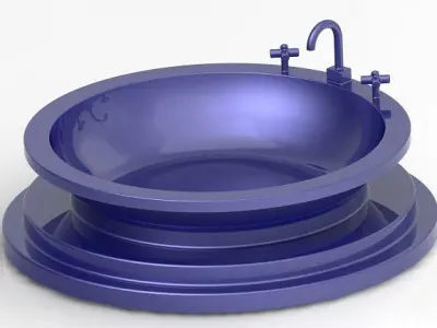 Stylish Bath Tub 3D print model