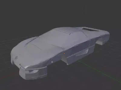 Dodge Turbo interceptor The Wraith movie 3D print model